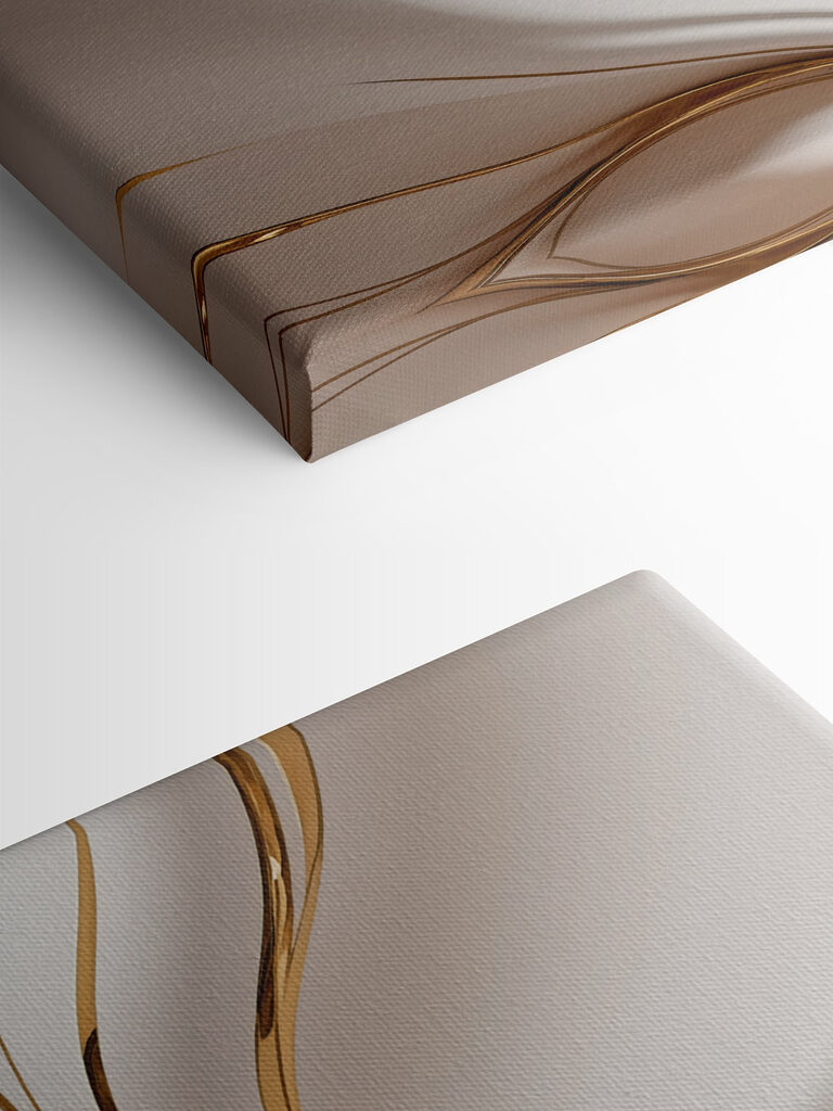 Elegant Swirls of Cream and Amber Elegant Swirls of Cream and Amber