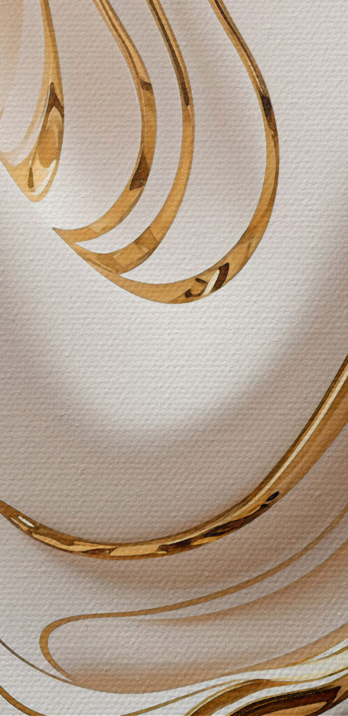 Elegant Swirls of Cream and Amber Elegant Swirls of Cream and Amber