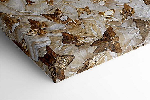 Fluttering wings in serene harmony