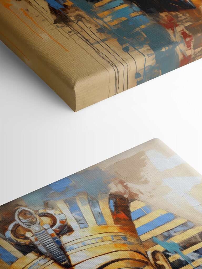 A painting of a egyptian queen