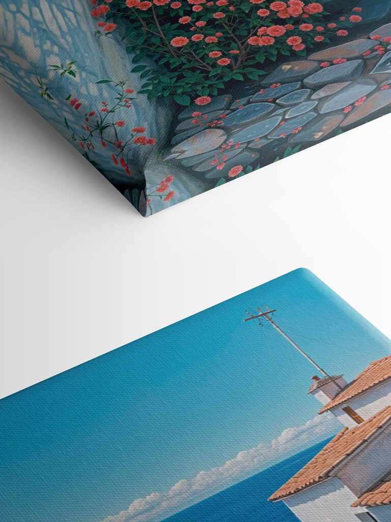 Stairs leading to a beach