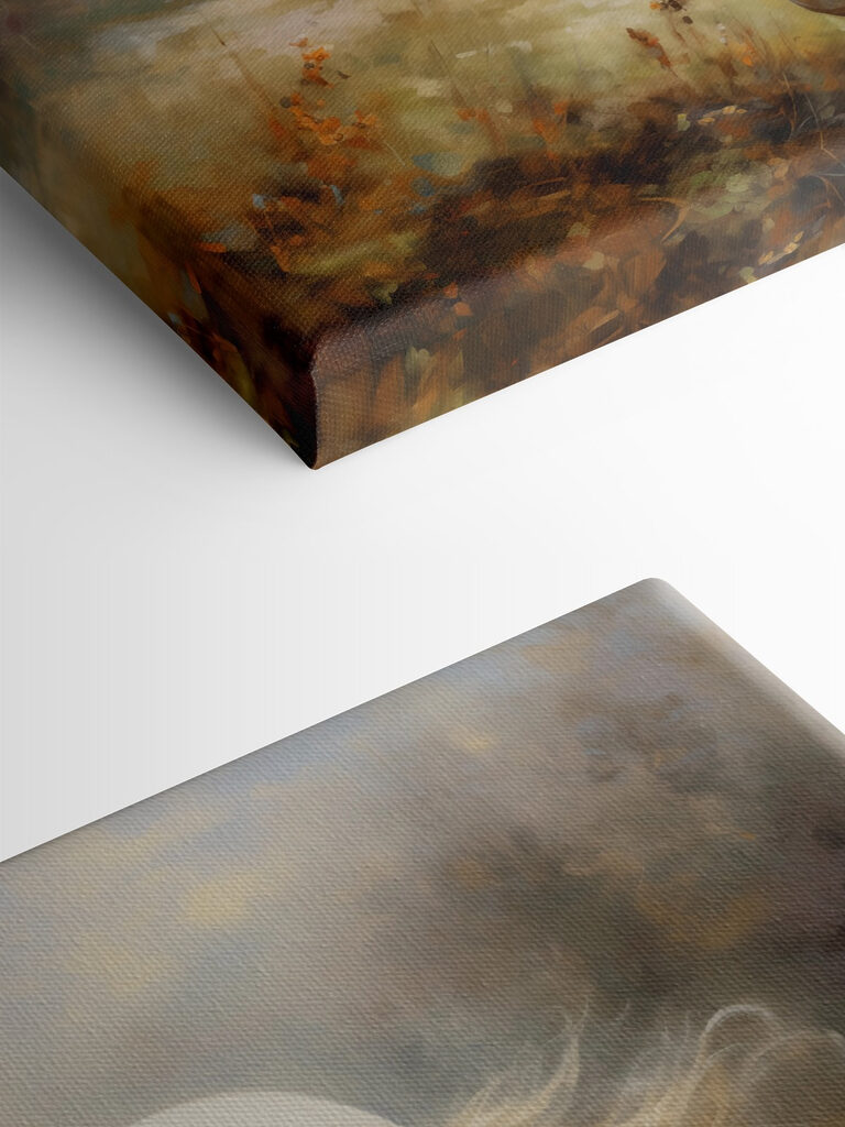 White horse running in a field