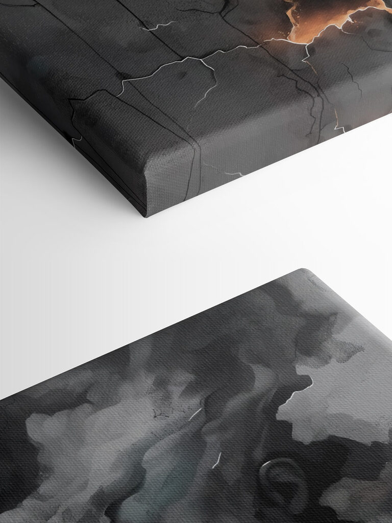 Woman with her face in a wall