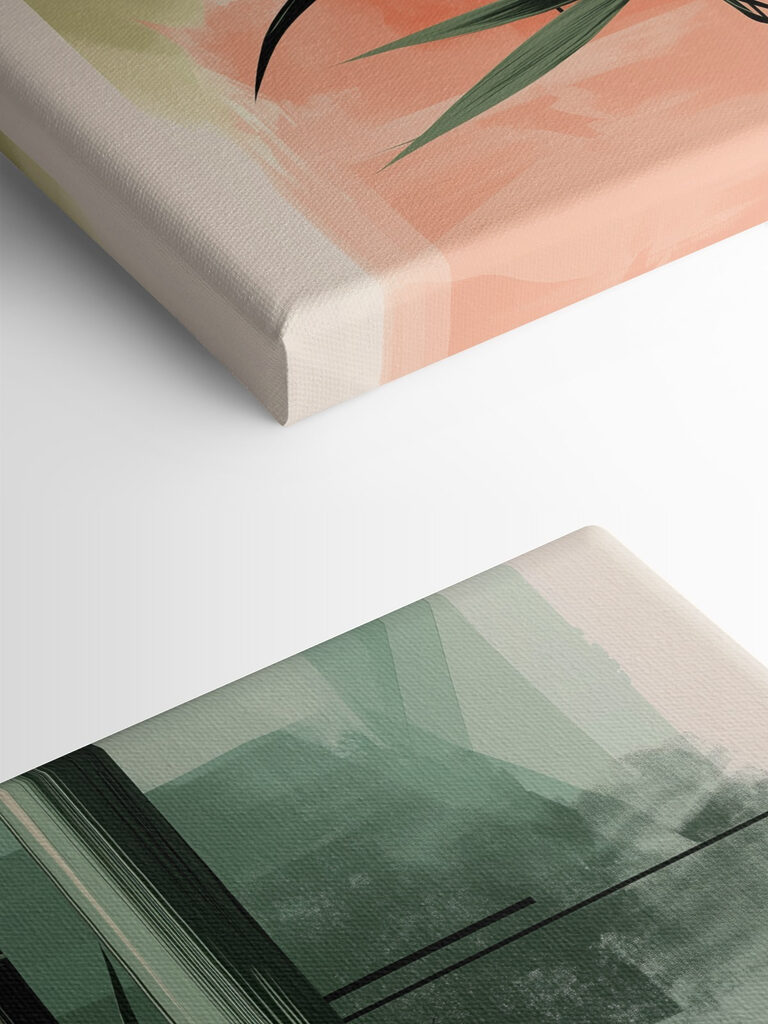 Bamboo stems and leaves