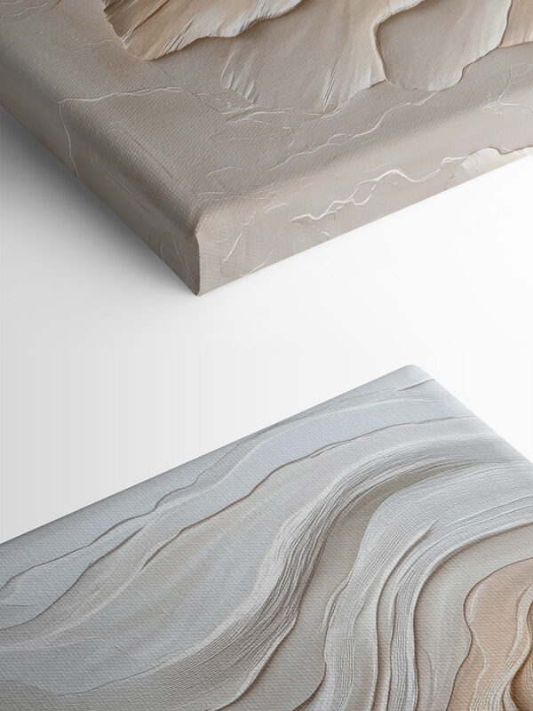 White and brown wavy pattern