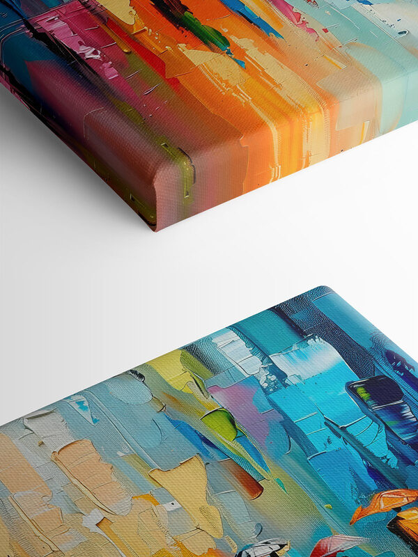 Group of people with umbrellas Group of people with umbrellas