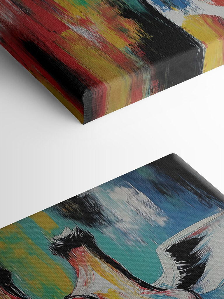 Painting of a giraffe