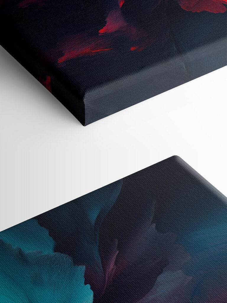 Colorful paint splashes