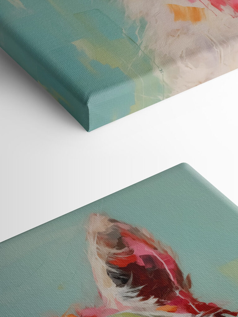 Painting of a llama Painting of a llama