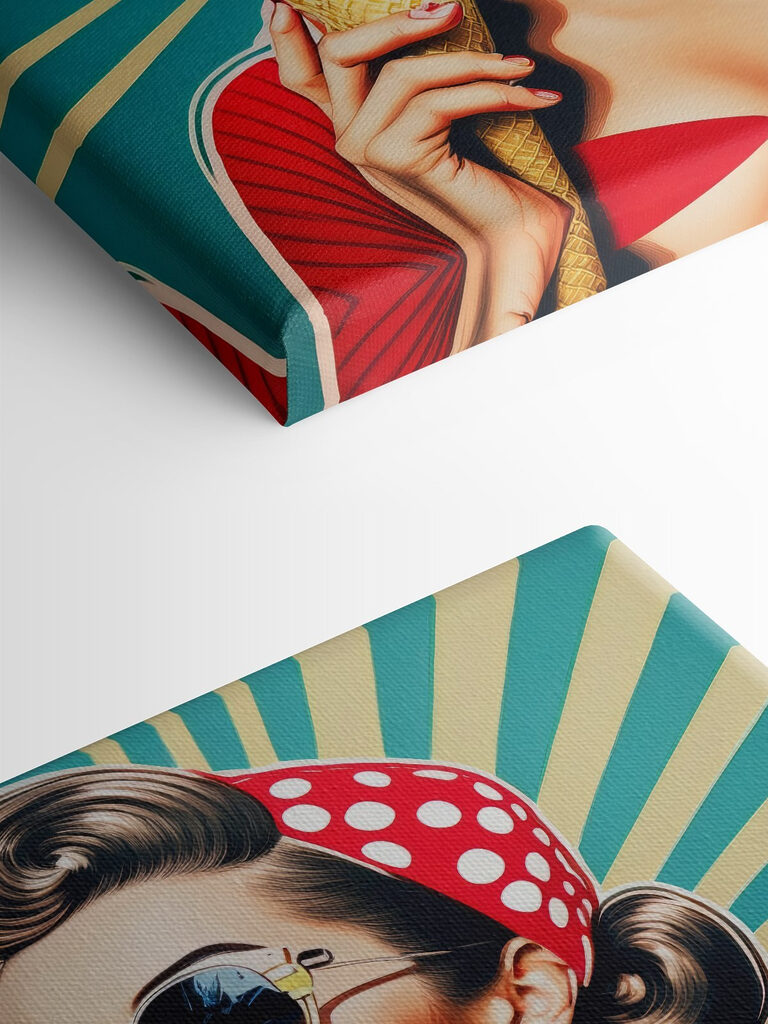 Woman holding an ice cream cone Woman holding an ice cream cone