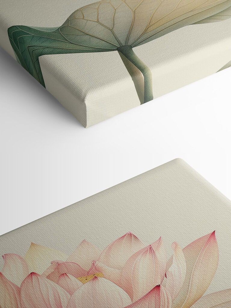 Gentle beauty of a blooming lotus Gentle beauty of a blooming lotus