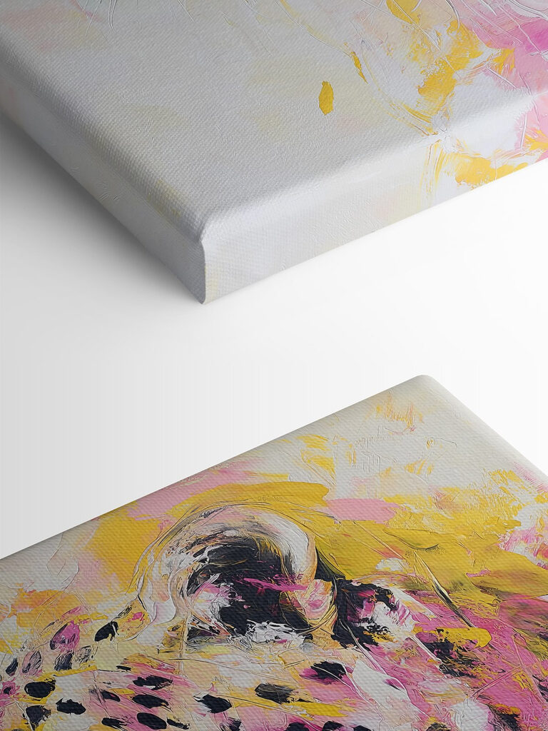 Painting of a cheetah