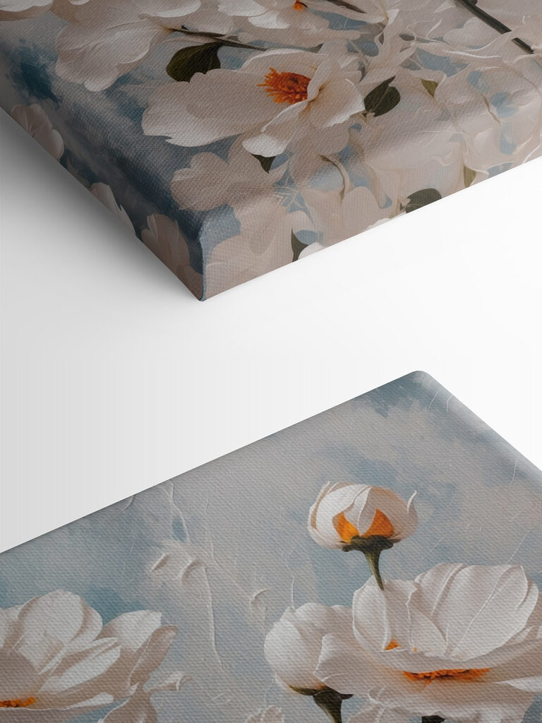 Group of white flowers