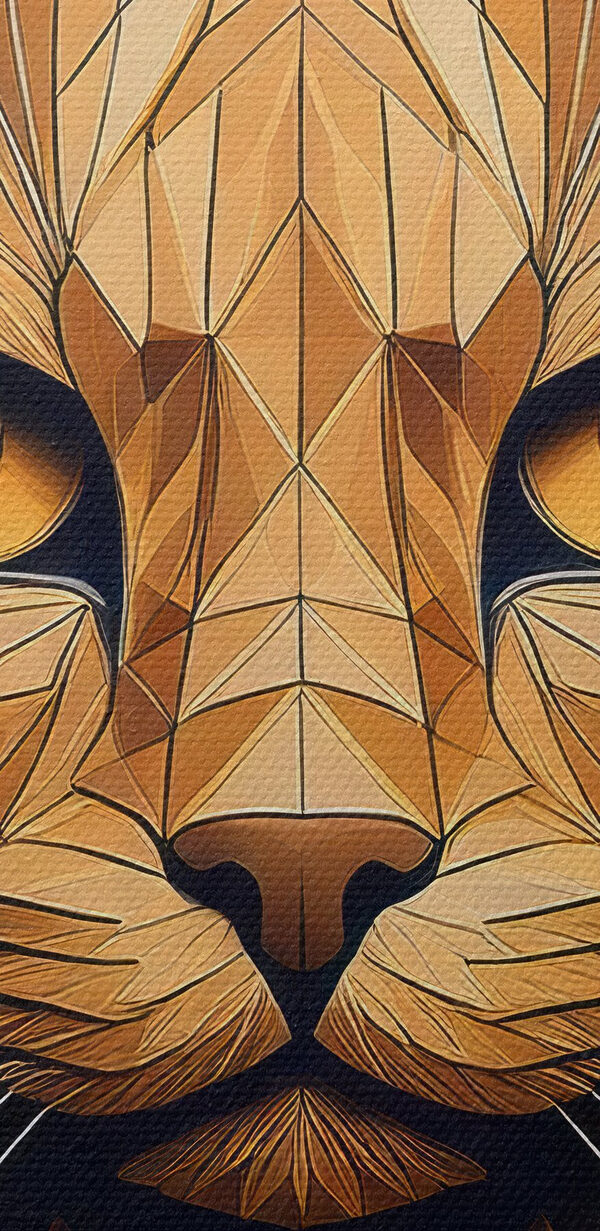 Cat with a low poly design Cat with a low poly design