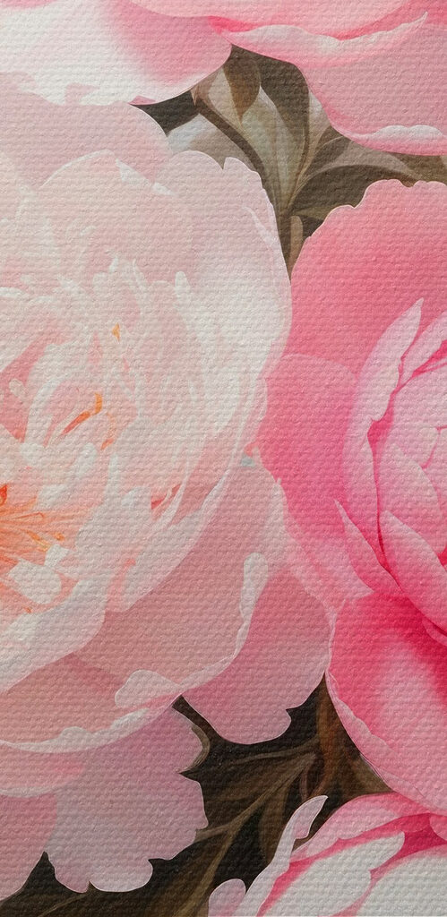 Group of pink and white flowers