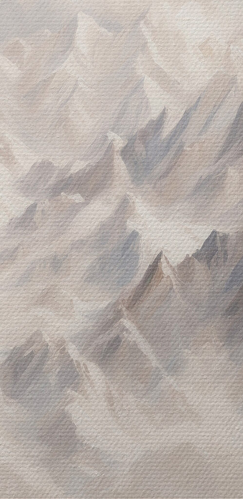 Mountain range with clouds Mountain range with clouds