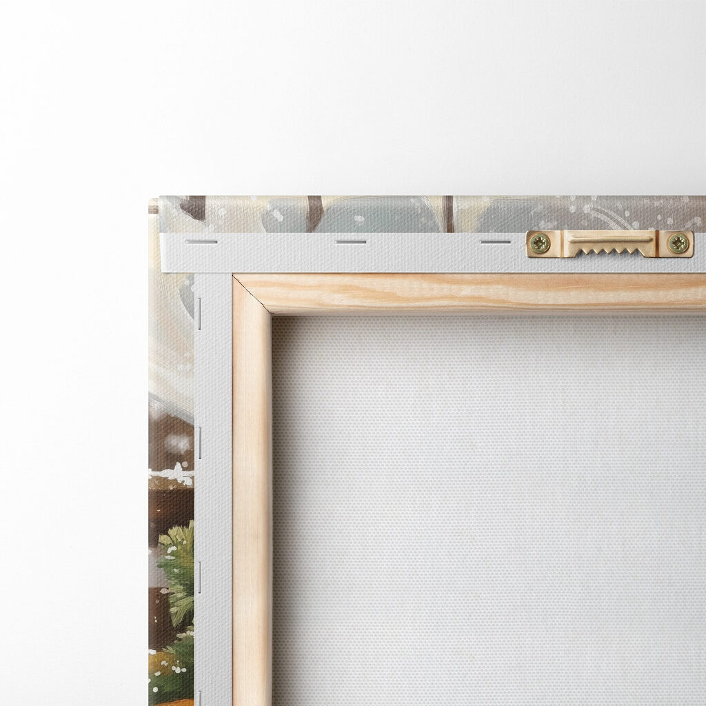 Food and candles on a table