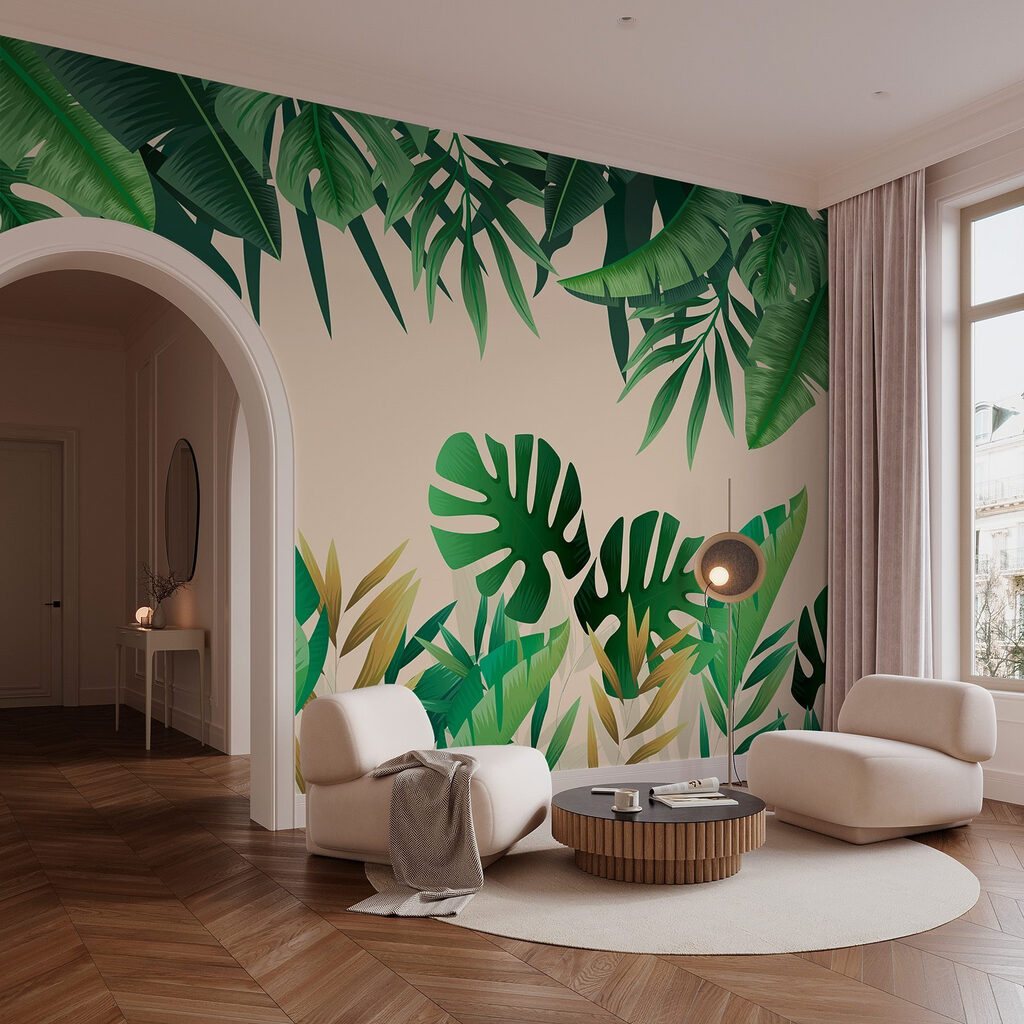 Group of green leaves