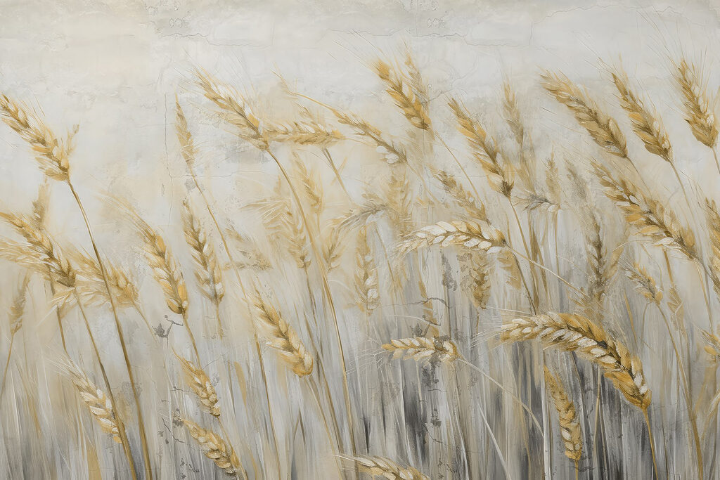 Festmény búza egy mezőn Festmény búza egy mezőn