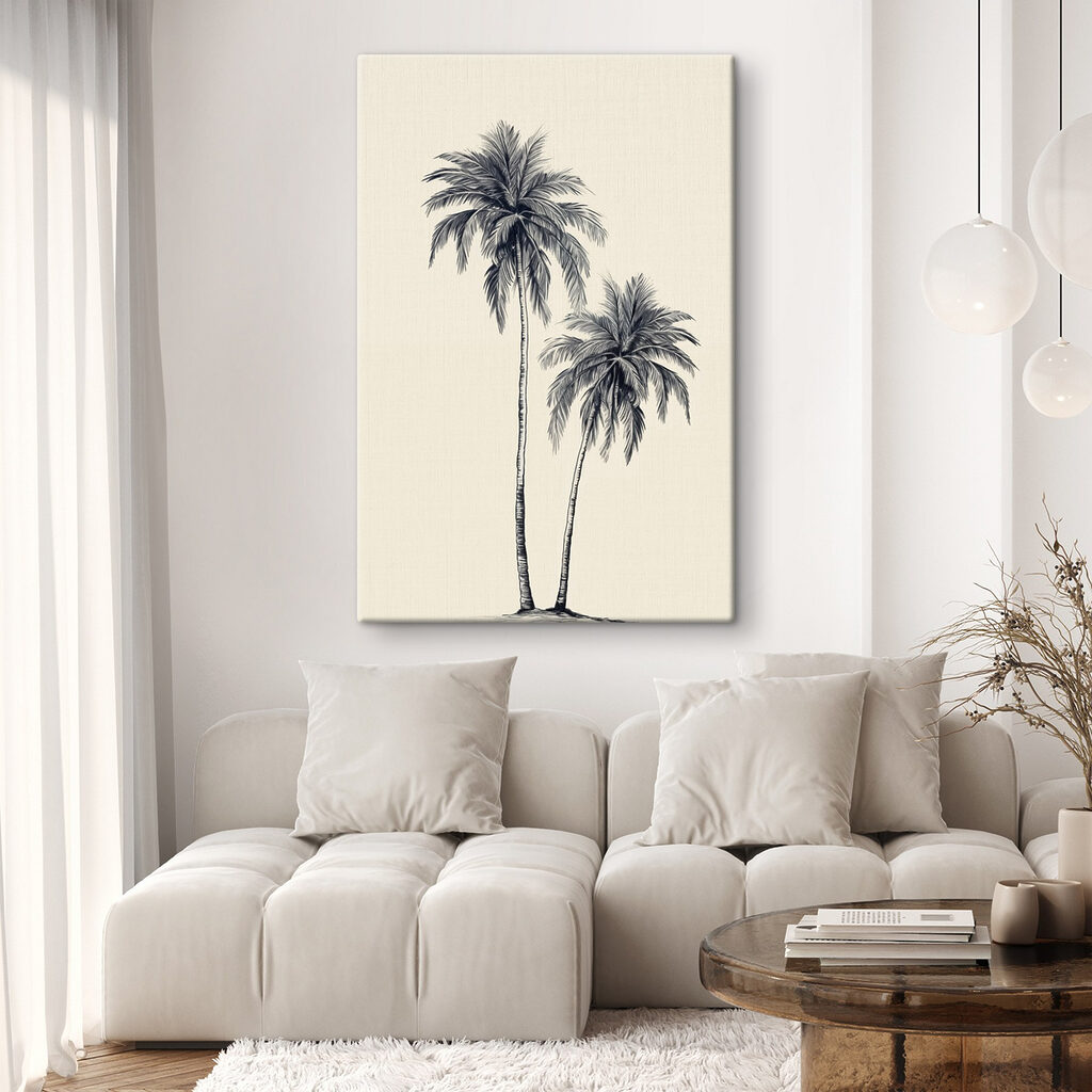 Group of palm trees