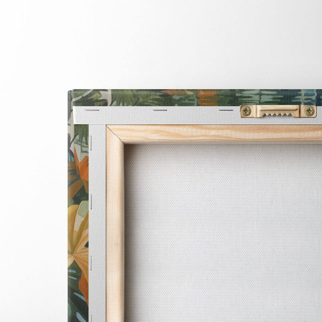 Woman in a pool surrounded by plants