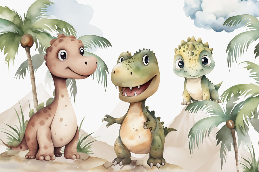 Sziklákon álló dinoszauruszok csoportja Sziklákon álló dinoszauruszok csoportja