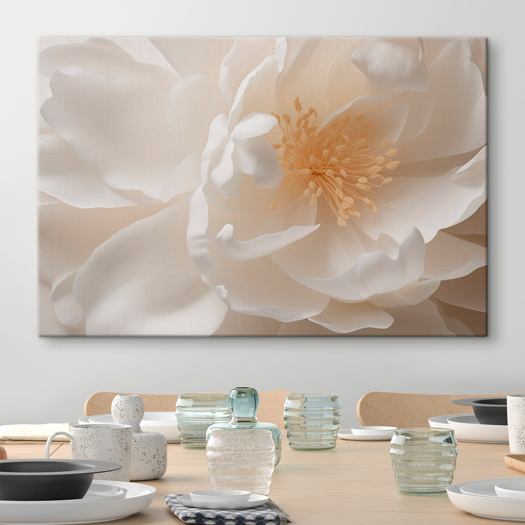 Delicate petals in soft hues