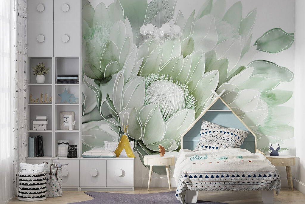 Soft petals in gentle hues