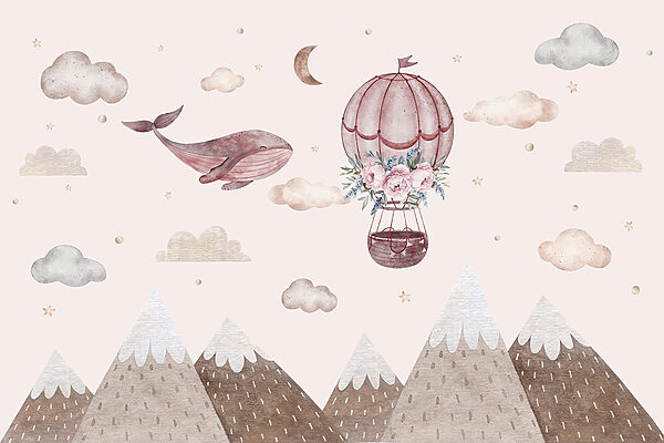 Bálna és hőlégballon Bálna és hőlégballon