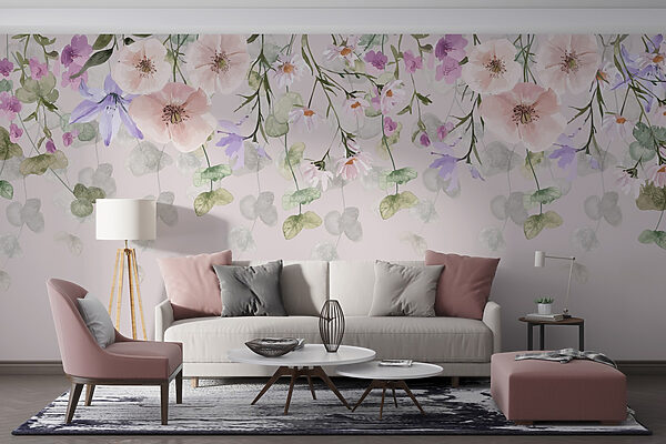 Fotótapéta Fotótapéta Virágok és levelek csoportja (Cikkszám: w03718)