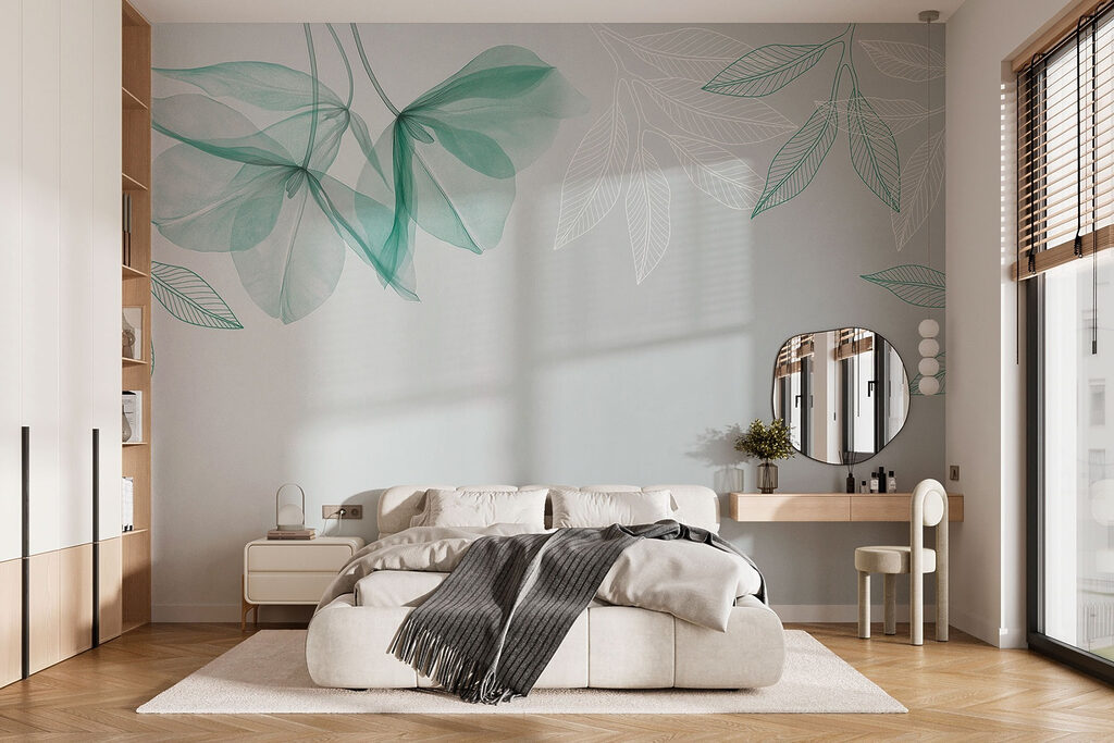 Delicate leaves in soothing tones Delicate leaves in soothing tones