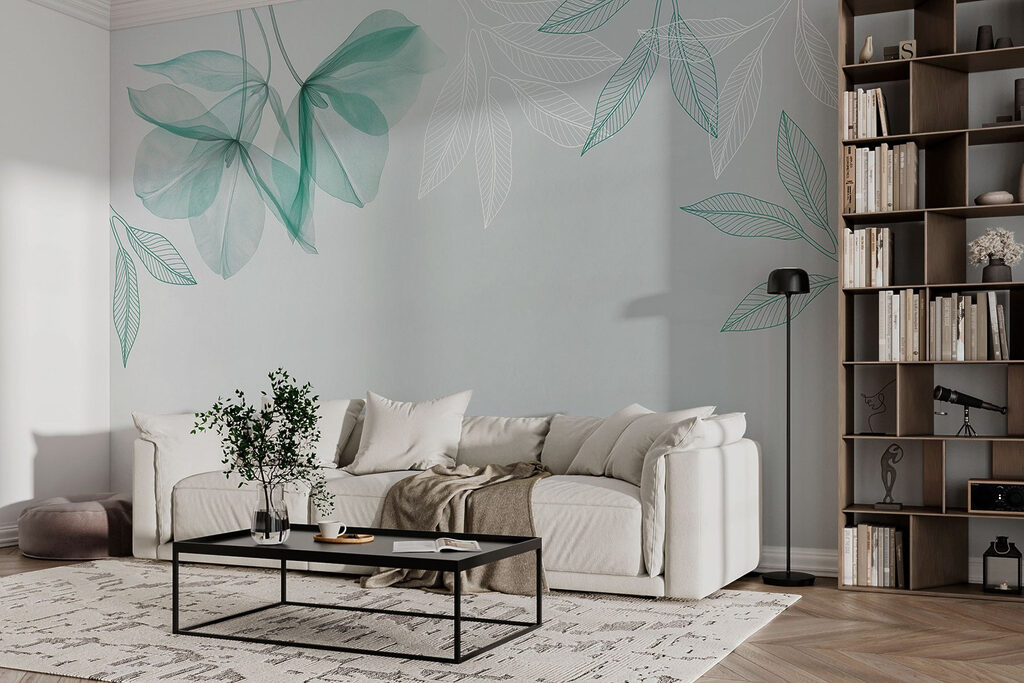 Delicate leaves in soothing tones Delicate leaves in soothing tones