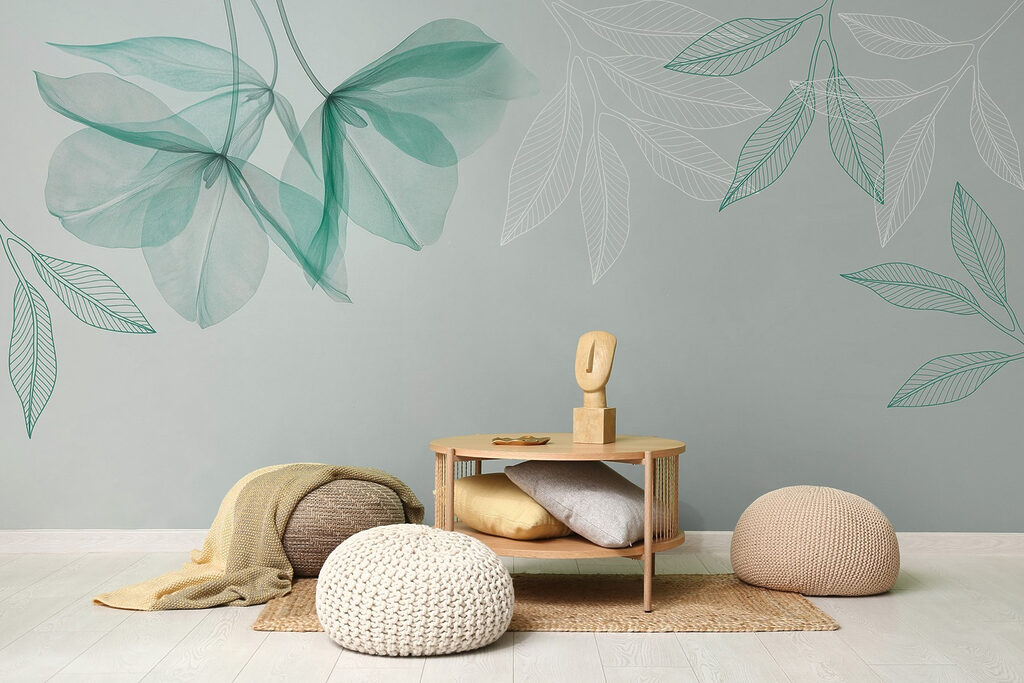 Delicate leaves in soothing tones Delicate leaves in soothing tones