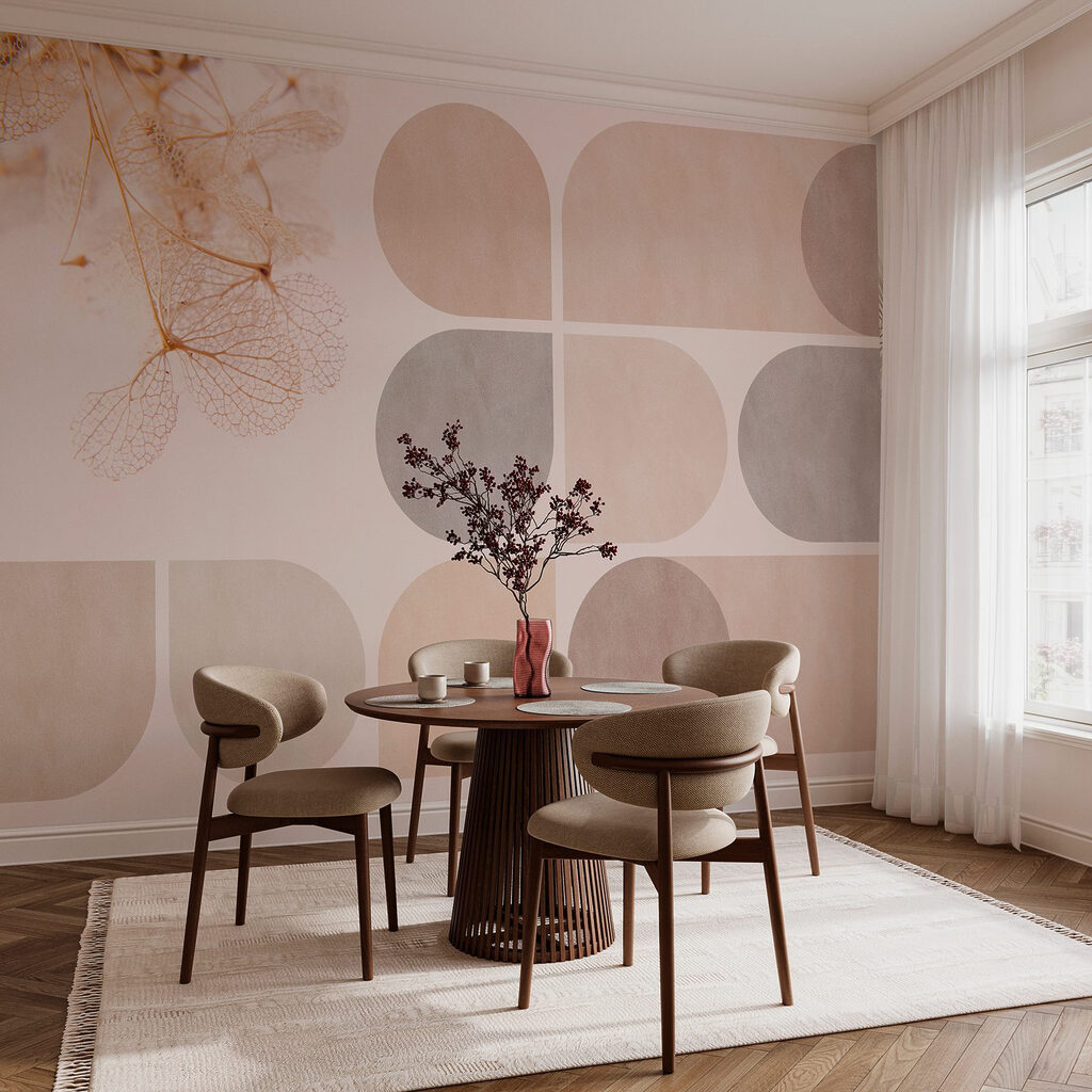 Delicate textures blend in harmony