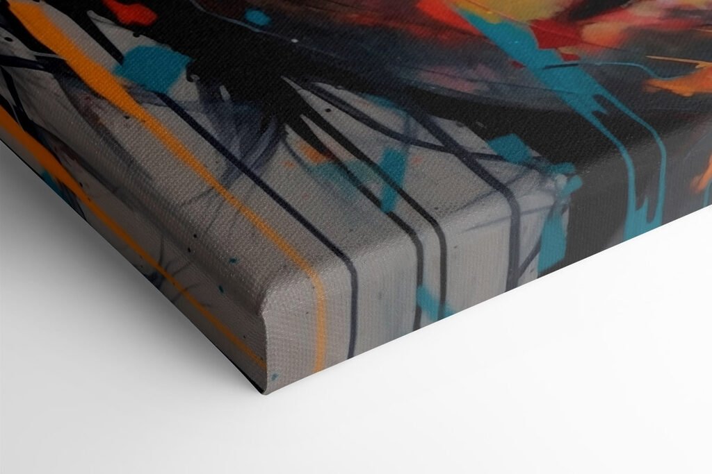 Painting of a woman's face