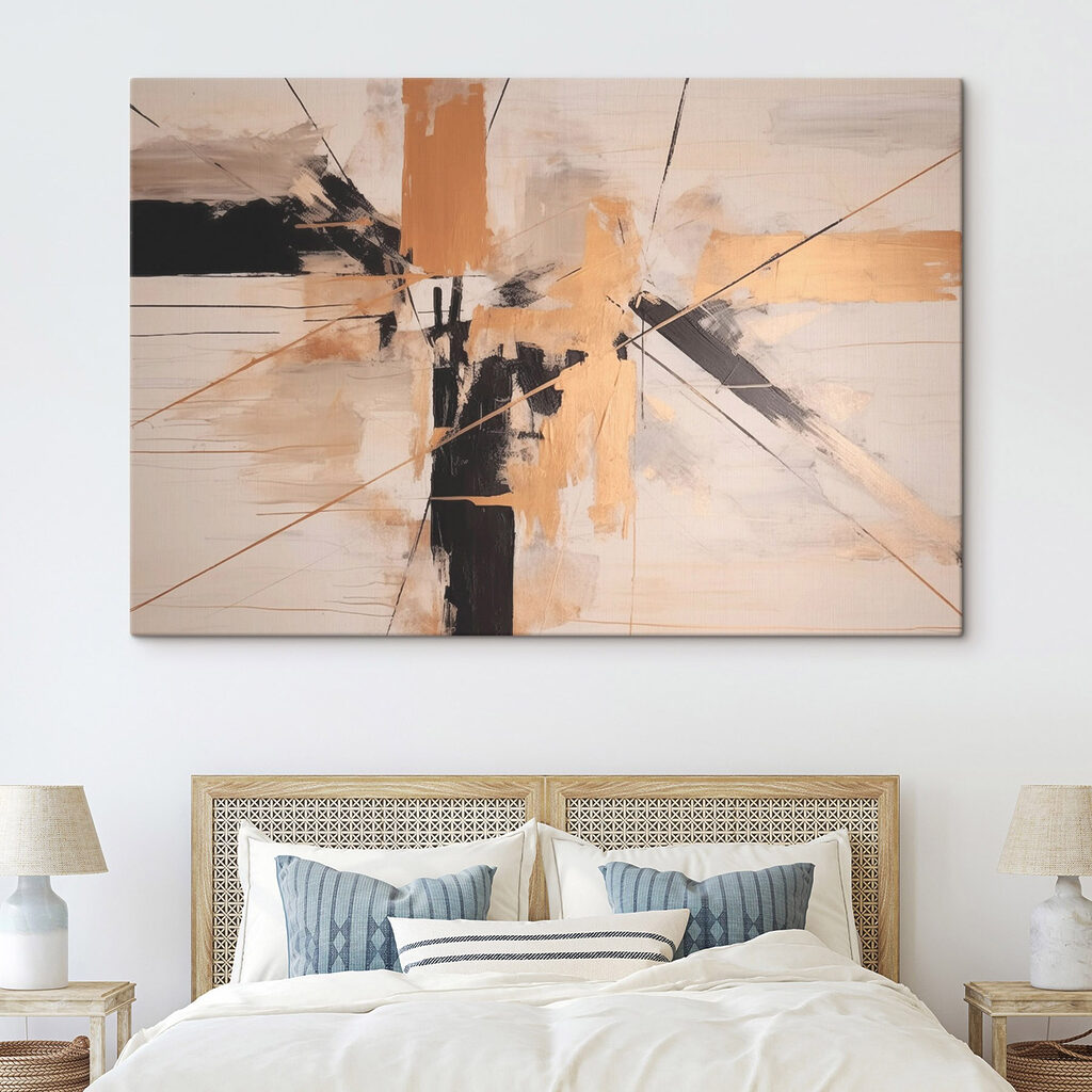 Abstract lines in elegant harmony