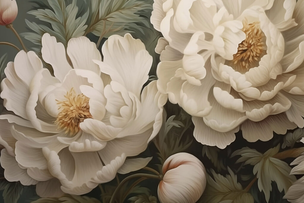 Elegant blooms in soft tones Elegant blooms in soft tones