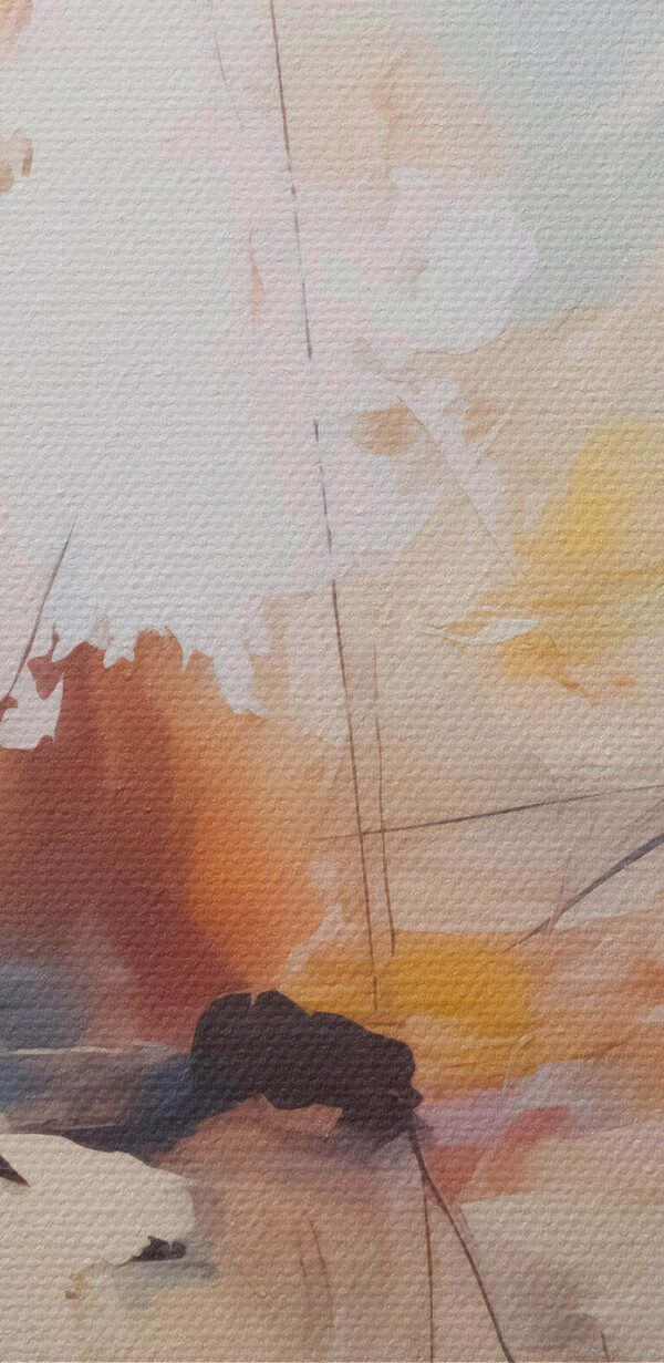 Egy tájkép festménye Egy tájkép festménye