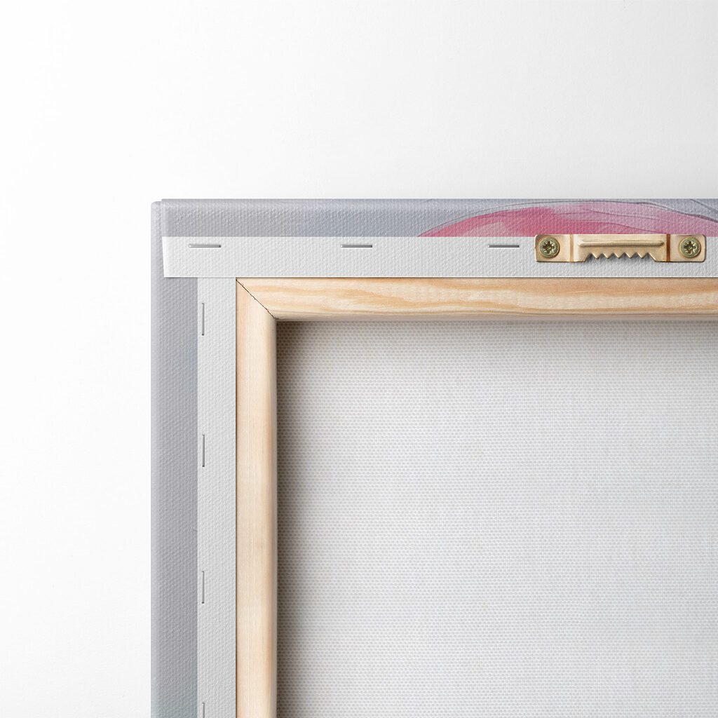 Two donuts with pink frosting