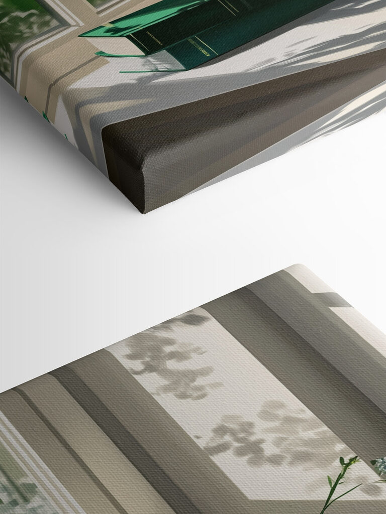 Vase of flowers in front of a window