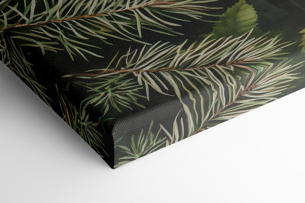 Cup of raspberries in a tree