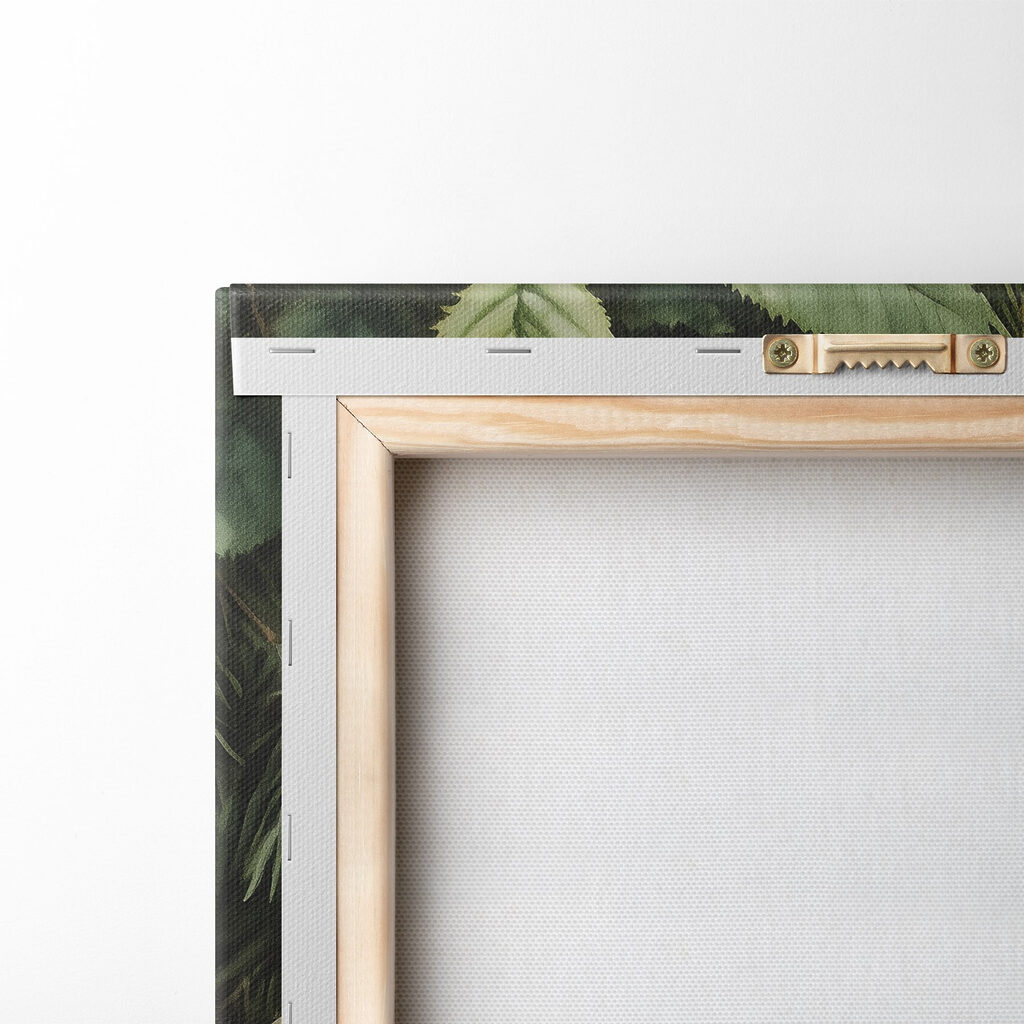 Cup of raspberries in a tree