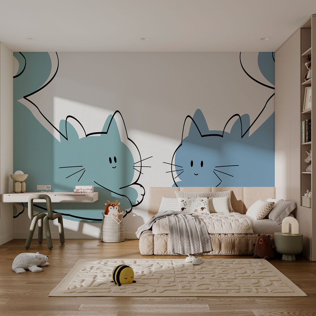 Couple of cats lying down