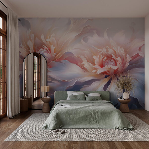 Fotótapéta Fotótapéta Finom virágok lágy pasztellszínekben (Cikkszám: w03689)