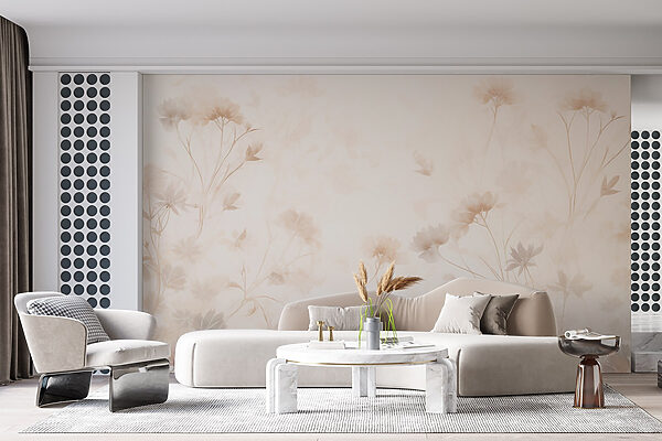 White and pink floral pattern White and pink floral pattern