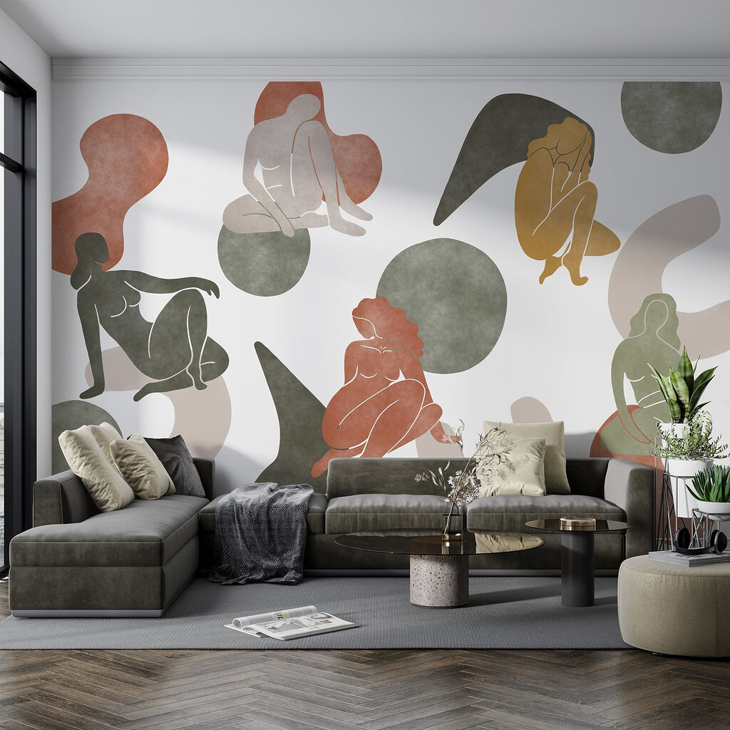 Group of women sitting on a circle