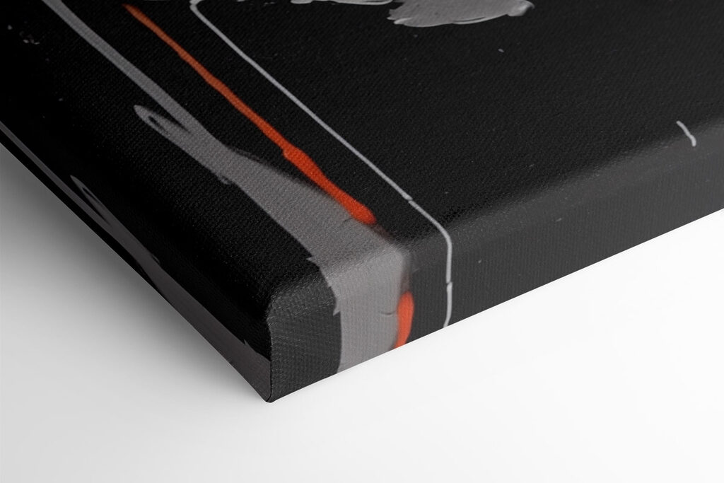 Painting of a woman's lips