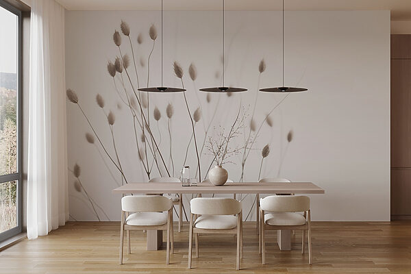 Delicate stems against soft backdrop Delicate stems against soft backdrop