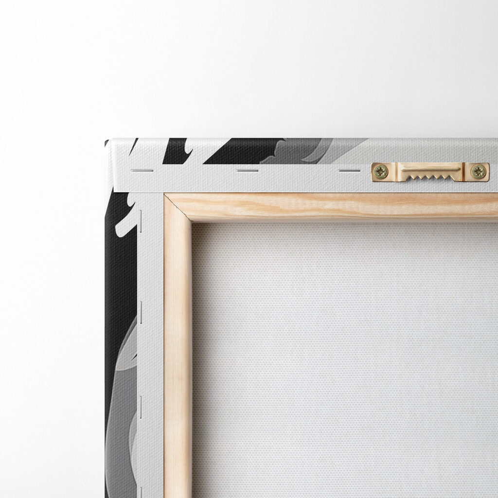 Woman with large earrings