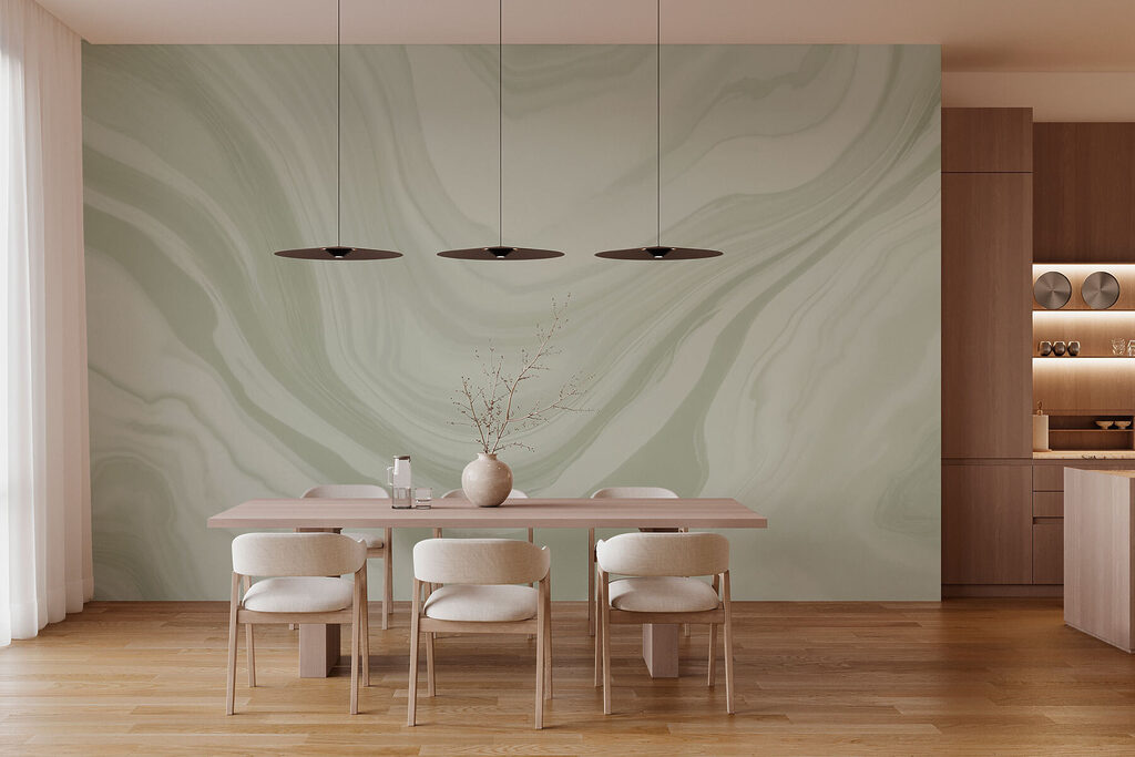 White and gray marbled surface